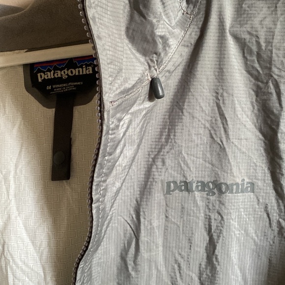 Patagonia Torrentshell Gray Hooded Rain Jacket Coat Windbreaker - Picture 10 of 10